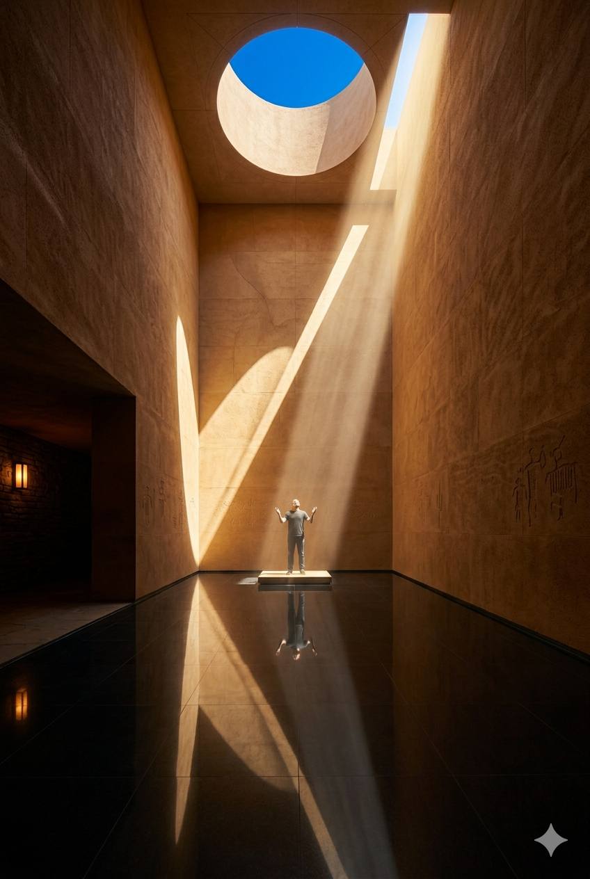 The Sky Room — a six-foot oculus opens to the Arizona sky